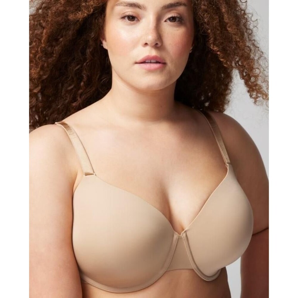 Tan Sz Sz 44D Vanishing 360 Perfect Coverage Underwire Balconette Bra SOMA
